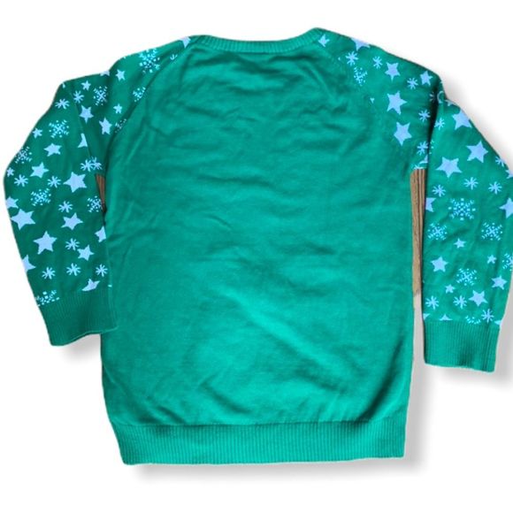 Rudolph The Red Nose Reindeer 3D Holiday Sweater Puffy Glitter - Picture 3 of 7